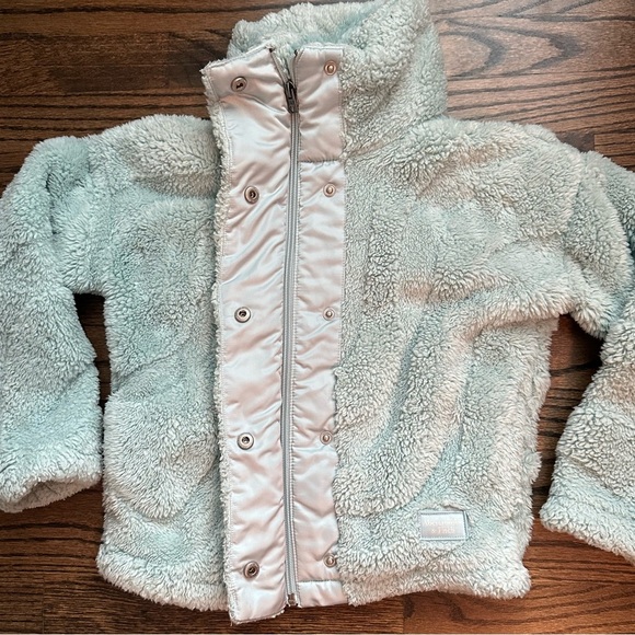 Abercrombie kids Fleece Sherpa jacket - size 7/8 - Picture 4 of 6